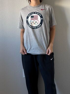 Grey Nike Olympics Tee